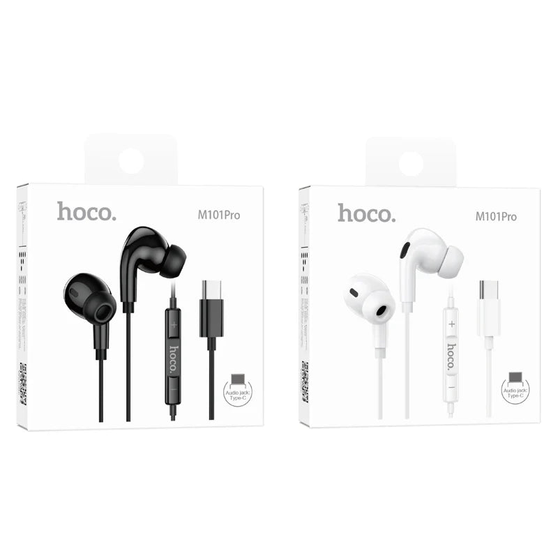 M101 Pro Type-C Wire-Controled Digital Earphones with Microphone