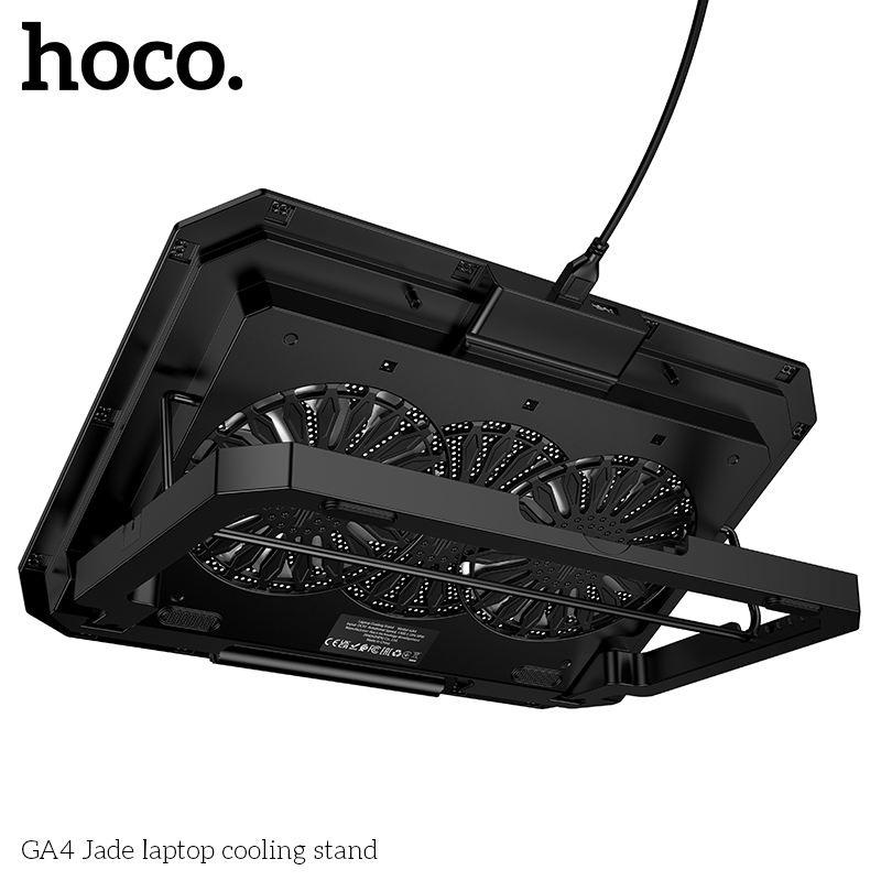 HOCO GA4 Jade Cooling Stand for 12-17 inch Laptop Black