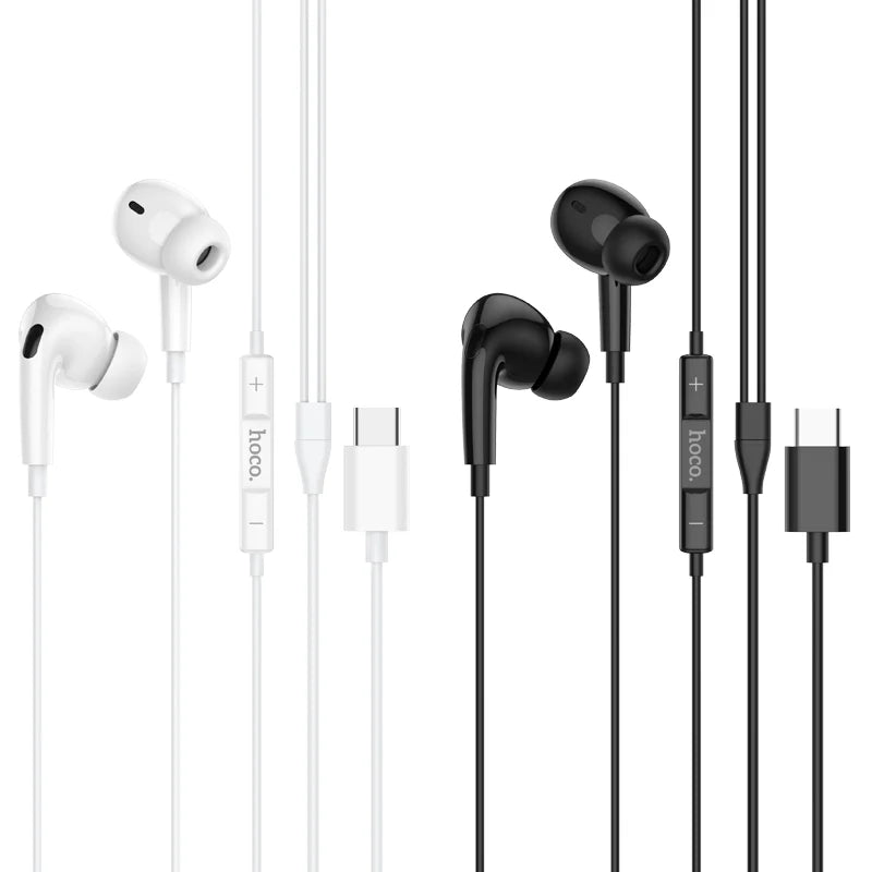 M101 Pro Type-C Wire-Controled Digital Earphones with Microphone
