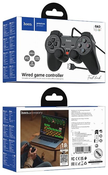 Hoco GA3 Fast Link Wired Game Controller