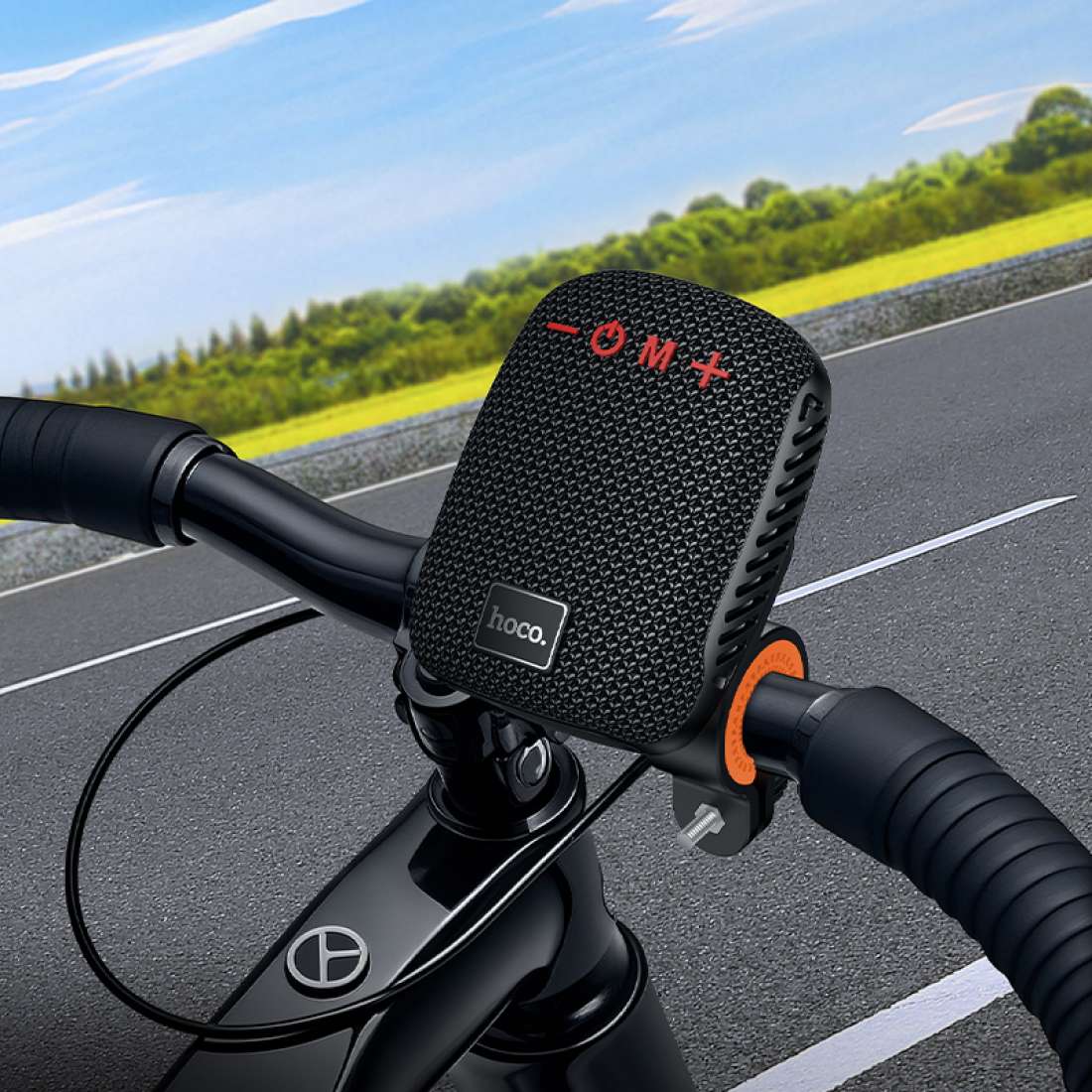 HC35 Wireless Sports 5W Speaker (Supports TF, USB, AUX) - Black