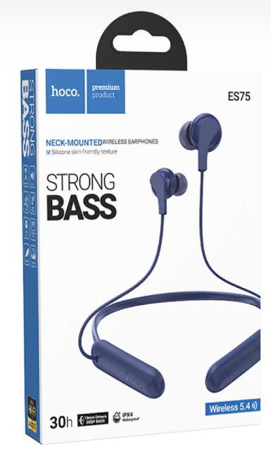 Earphone ES75 Bluetooth Neckband Earphones