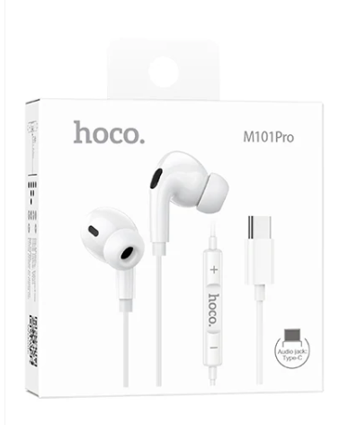 M101 Pro Type-C Wire-Controled Digital Earphones with Microphone