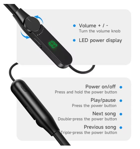 Earphone ES78 Neckband Bluetooth