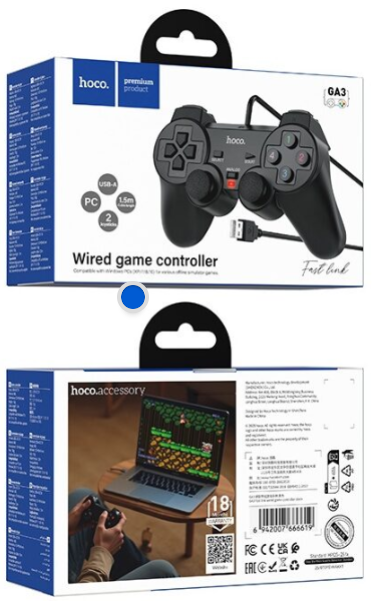 Hoco GA3 Fast Link Wired Game Controller