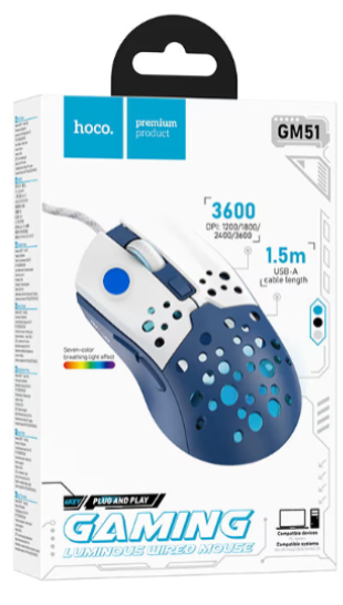 Wired mouse “GM51 Sky” gaming