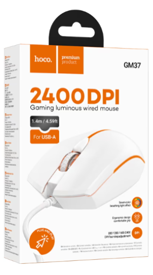 Wired mouse “GM37 Wonderful” gaming