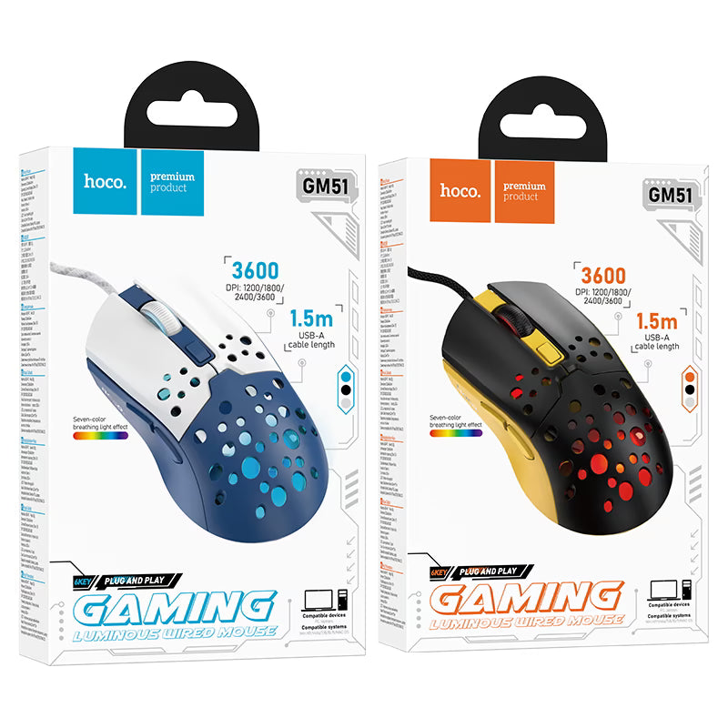 Wired mouse “GM51 Sky” gaming